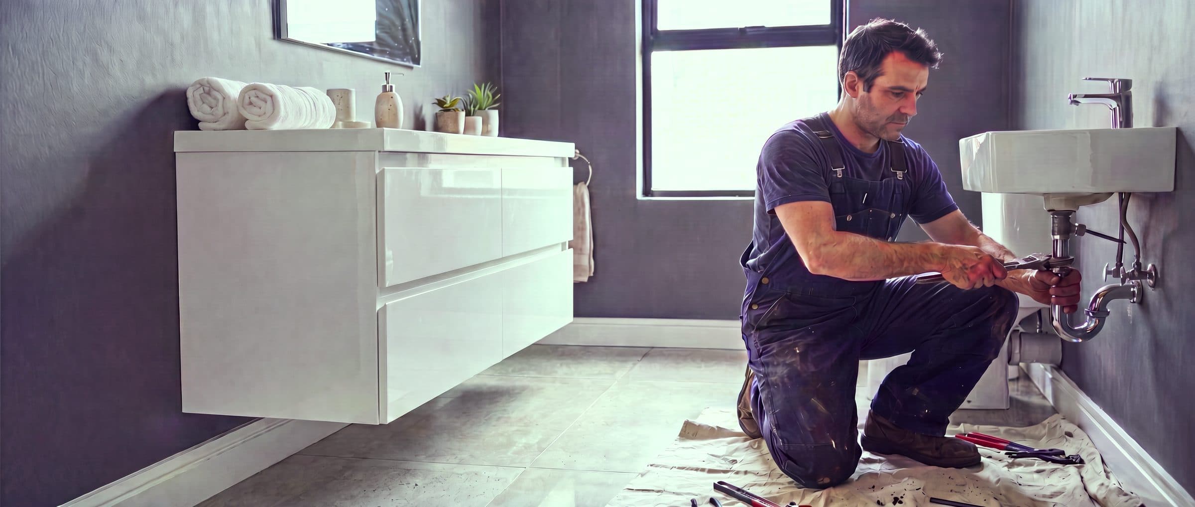 Un artisan vérifié KanReno au travail chez un client